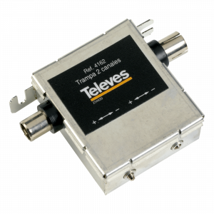 Filtro trampa de UHF, 2 canales