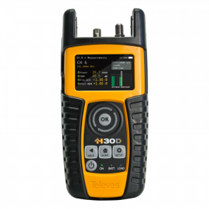 Medidor de campo H30D3 (DVB-C) con DOCSIS 3.0