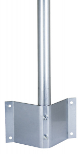 Väggfäste med rör (Mönemast) 1,4 meter med väggbeslag 38 mm