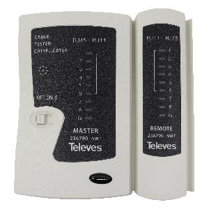 Nätverkstestare Goobay  för CAT5/6 RJ11, RJ12, RJ45, ISDN