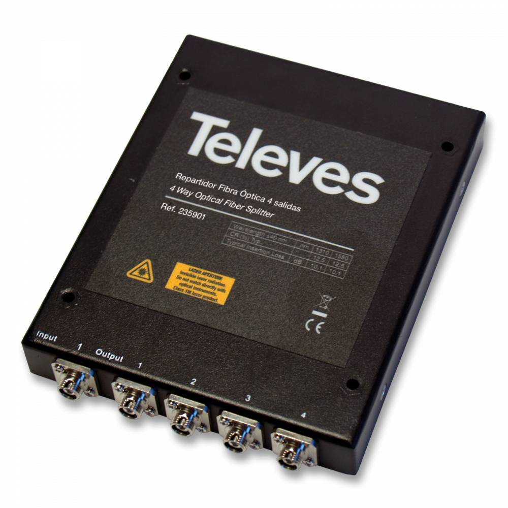 FC/UPC 4W optical splitter 12601650 nm 7 dB FC/UPC 4W optical splitter 12601650 nm 7 dB