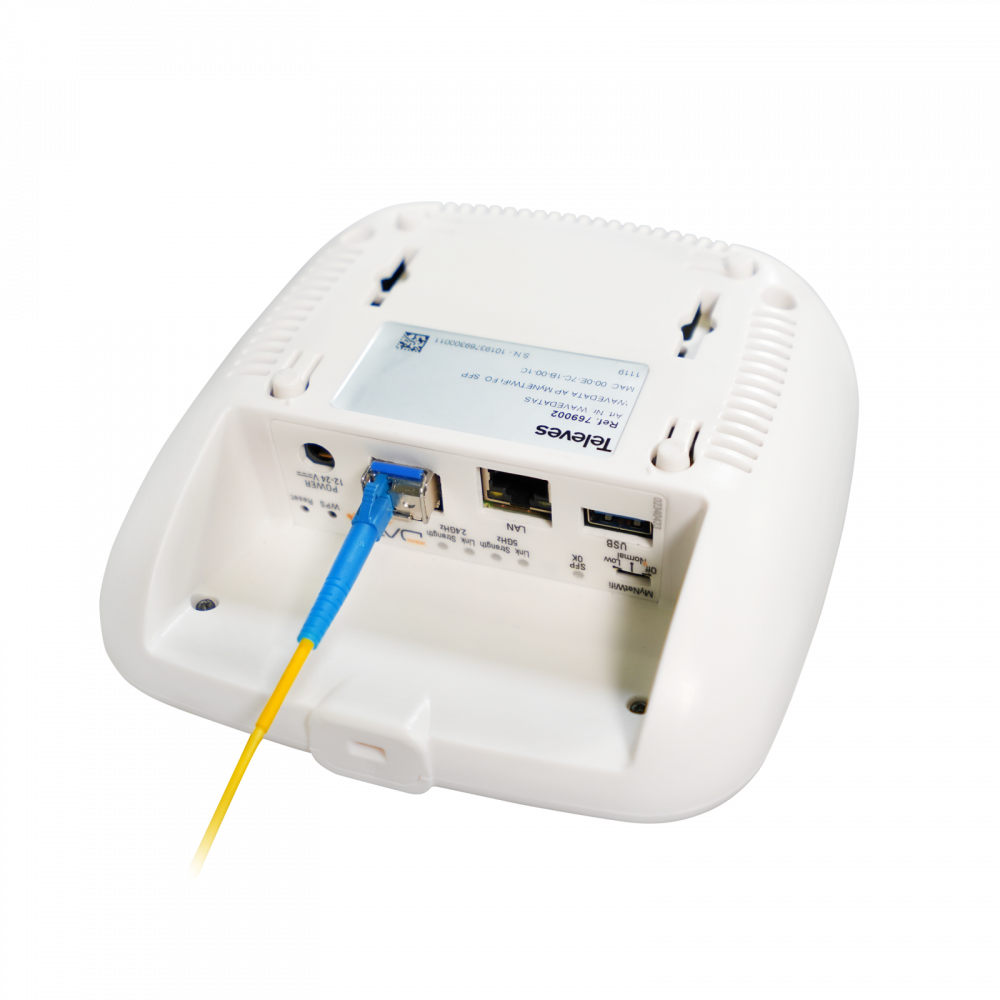 Wireless Managed Access Point WaveData Indoor, 1xSFP WAN + 1xGbE