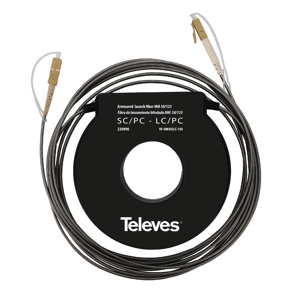 Cavo Fibra Ottica LC-LC Blindato 200 Metri - OM2 50/125 Duplex Per Esterno