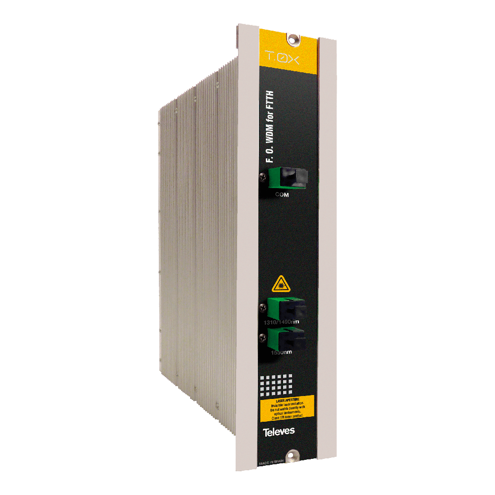 T.0X (WDM) optical multiplexer 1310 nm/1490 nm - 1550 nm