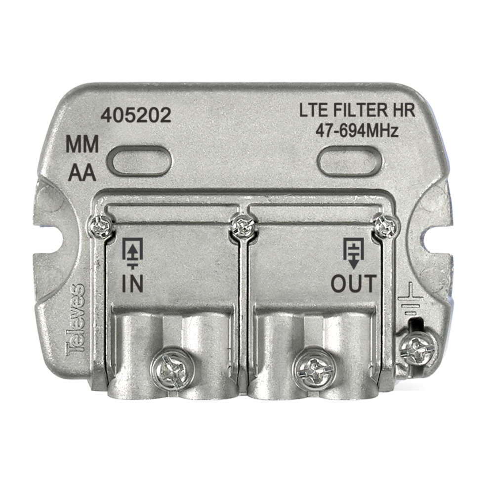 Filtro Antenna Per Disturbi LTE E 5G - Connettori F, Taglio Sopra 694 MHz