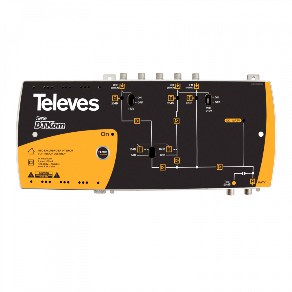 Comprar Amplificador minikom matv 3e/1s easy f fm-v-u televes ▷ Más de 200 tiendas