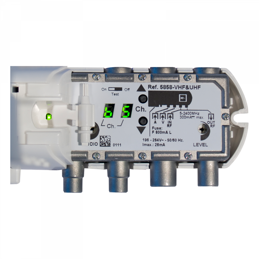 VHF/UHF modulator Custom analogue channel generation