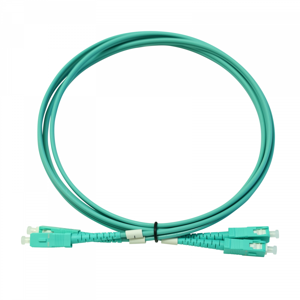 Bretella duplex di fibra ottica LC/PC, multimodale (MM) OM3, LSFH da interno