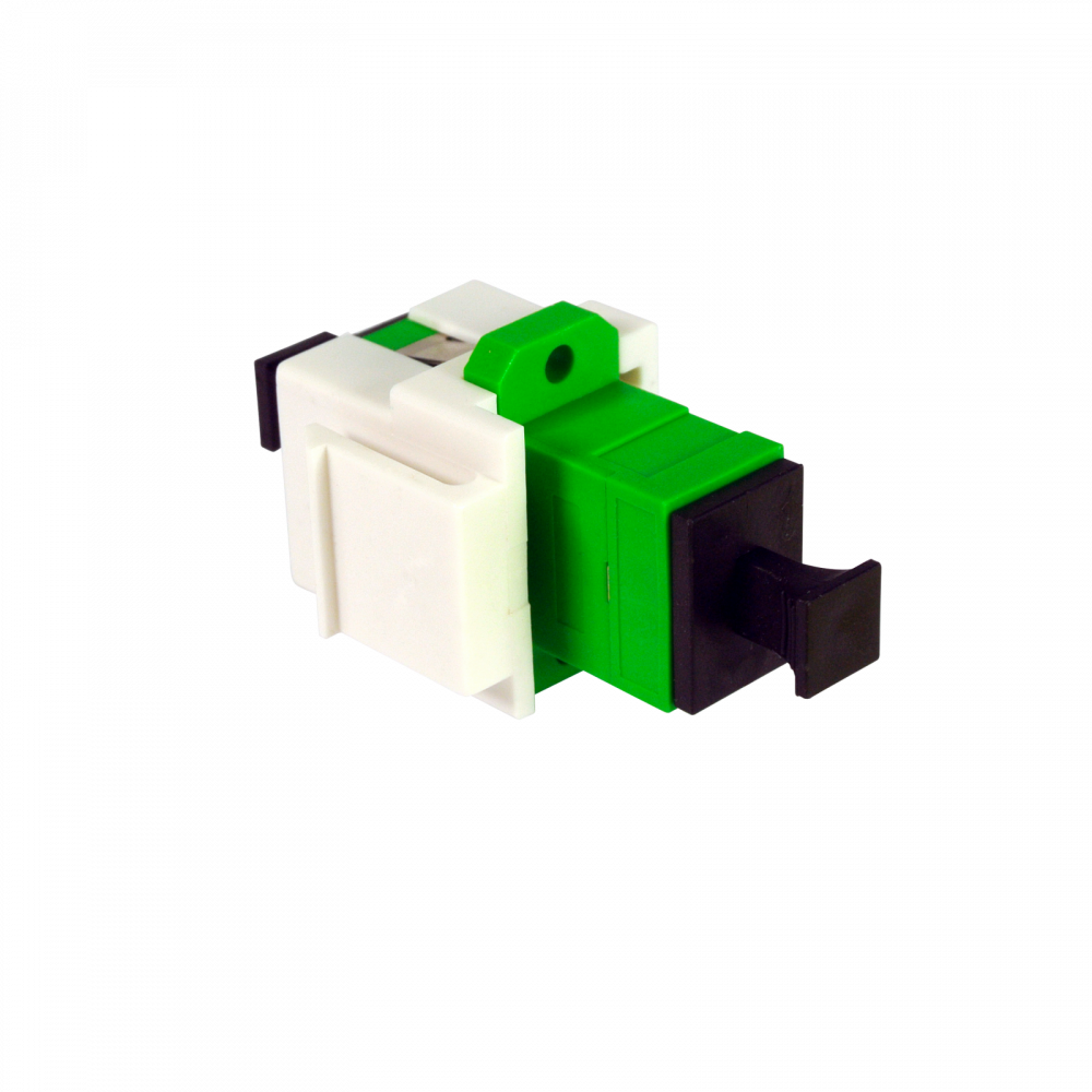 Conector Keystone De Fibra óptica SC/APC A SC/APC Símplex Monomodo