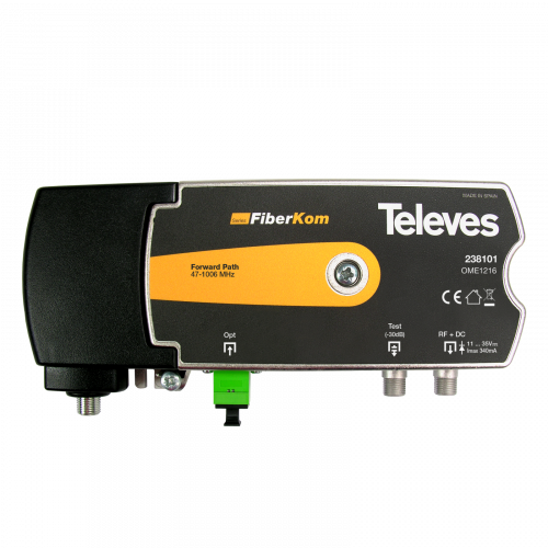 Mini-receptor óptico FiberKom, con tecnología OLC 1200...1600nm