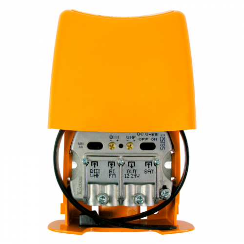 Amplificador de mástil NanoKom (LTE700, 2o Dividendo Digital) 3 entradas: BIII/UHF-FMmix-FImix
