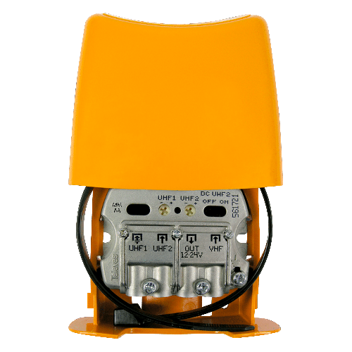 Amplificador de mástil NanoKom (LTE700, 2o Dividendo Digital) 3 entradas: UHF-UHF-VHFmix