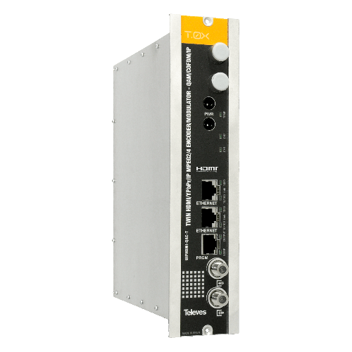 Encoder Modulador IP A/V - IP ó IP - DVBT/DVBC (QAM Annex A)