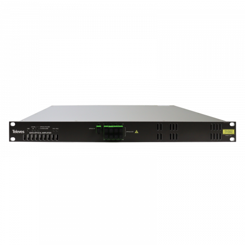 Amplificador óptico EDFA 8 salidas, 1U rack 19" 1550nm, Po 10dBm