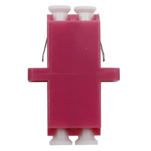 Adaptador Óptico LC Hembra – LC Hembra Dúplex Multimodo (MM) OM4