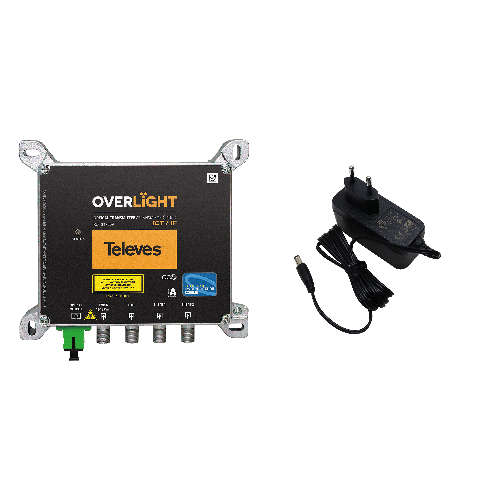 Transmisor óptico Overlight CWDM, Uso interior, 2SAT+TDT (ICT-2), 1310nm, Po 10dBm