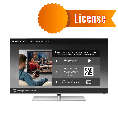 Licencia ArantiaCast para televisores con Google Cast