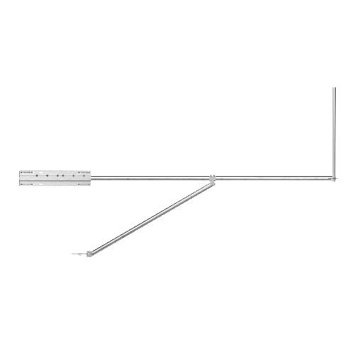 Accesorio Boom con mástil vertical de Ø32mm, Galvanizado en caliente para Torres 450/550