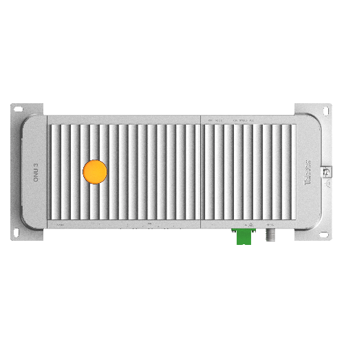ONU 3 PoE+ 120W: 4x 1Gb Ethernet, 2x FXS, RF Overlay