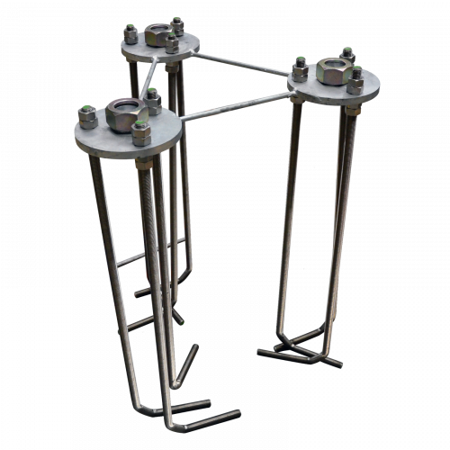 Base fija de empotrar Torre 450