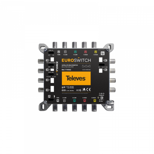 EuroSwitch 5 entradas - 6 salidas