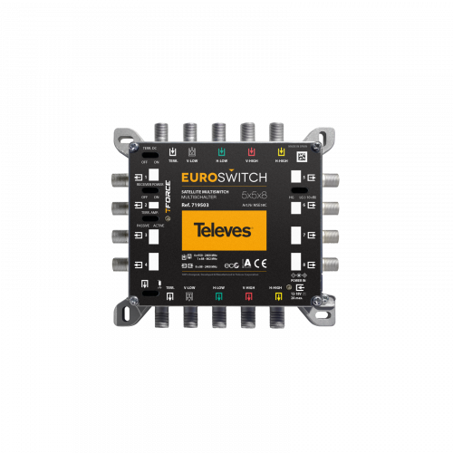 EuroSwitch 5 entradas - 8 salidas