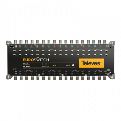 Amplificador EuroSwitch 17 entradas 27/31dB