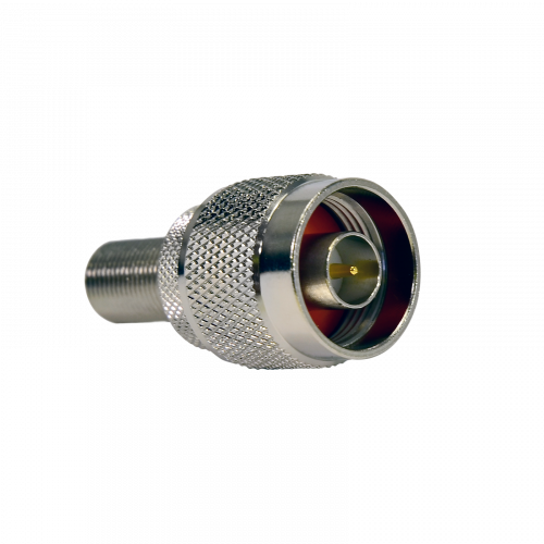 Adaptador “N” macho - "F" hembra