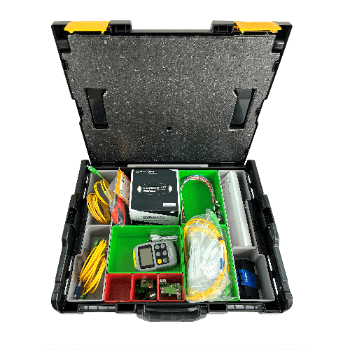 Mini-Optiktester-Set mit robuster und praktischer L-BOXX-Tragetasche und Zubehör