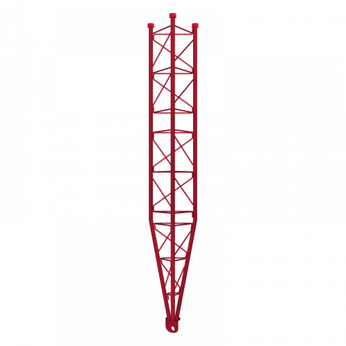 Tramo inferior basculante, Galvanizado en caliente + Pintura Torre 450