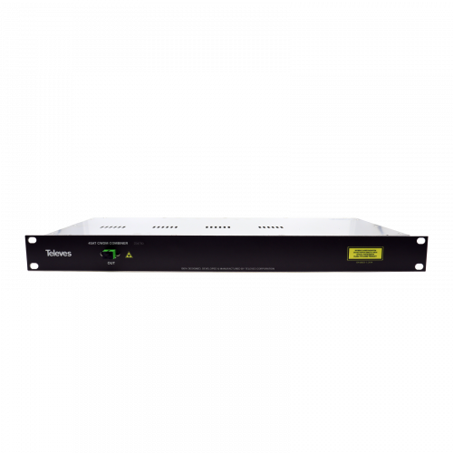 Multiplexor óptico CWDM 4 entradas: 1510/1530/1550/1570nm - 1 salida + Alimentación
