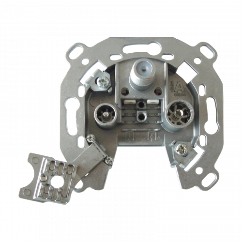 Toma de paso multimedia 3 conectores: FM-TV-DATA (plantas 3...5)