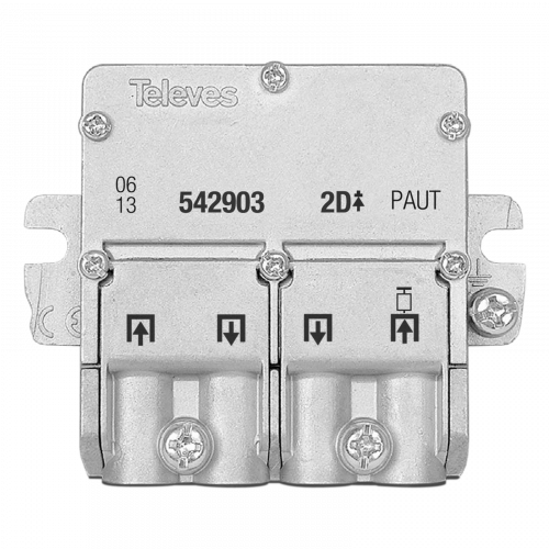 Mini-repartidor con PAU, EasyF 2D 5...2400MHz 4,5/4,3dB
