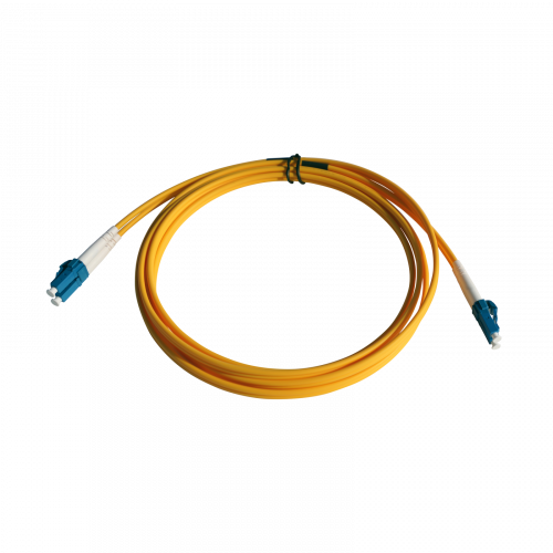 Latiguillo duplex de fibra óptica LC/UPC, monomodo (SM), LSFH de interior