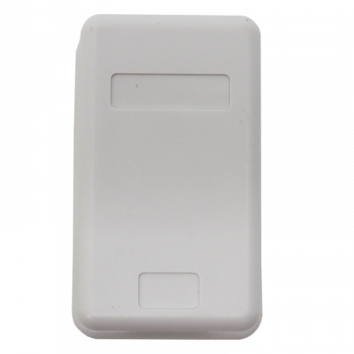 Caja terminal para 1 conector RJ45 de datos o módulo keystone de Fibra Óptica