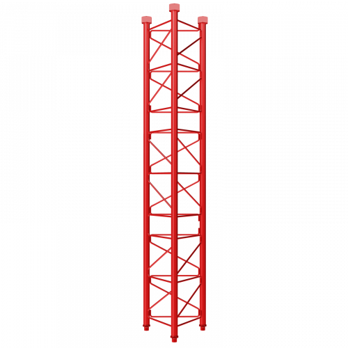 Tramo intermedio, Galvanizado en caliente + Pintura Torre 550 ULTRA - Reforzada