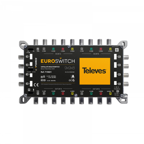 EuroSwitch 9 entradas - 8 salidas