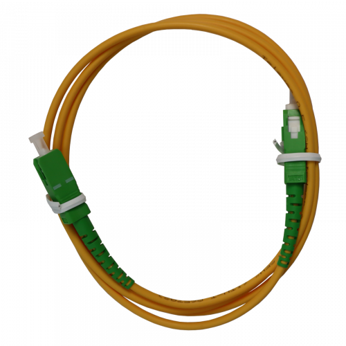 Latiguillo de fibra óptica SC/APC, monomodo (SM), LSFH de interior