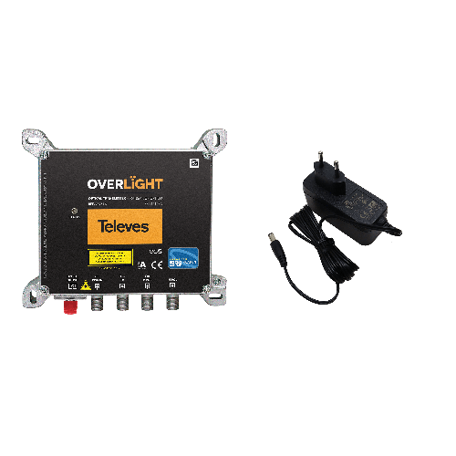 Transmisor óptico Overlight CWDM Uso exterior, DAB/UHF/SAT, 1510nm, Po 9dBm