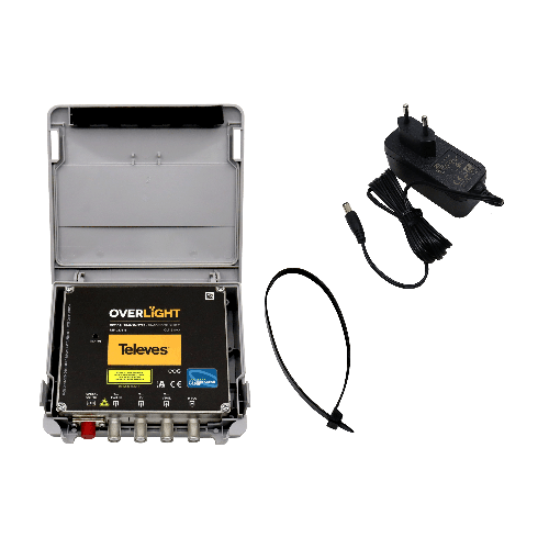 Transmisor óptico Overlight CWDM Uso exterior, DAB/UHF/SAT, 1310nm, Po 10dBm
