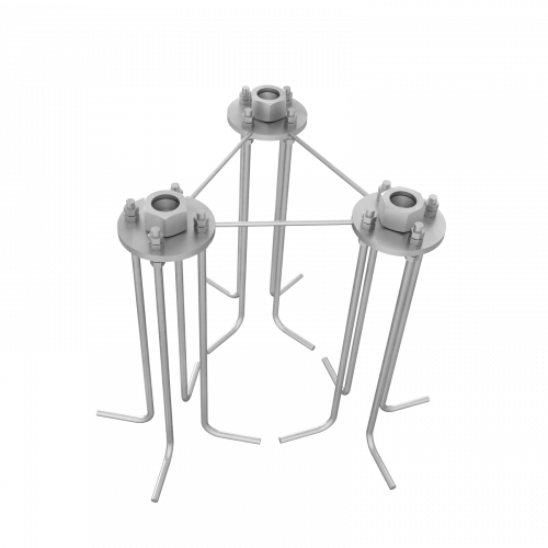 Base fija de empotrar Torre 550