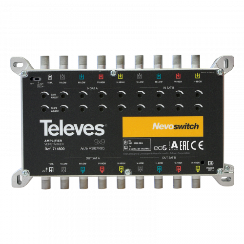 Amplificador NevoSwitch 9 entradas 27/31dB