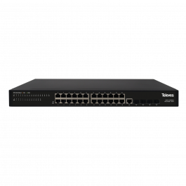 Switch Ethernet Layer 2+ 24xGbE + 4xSFP (1Gbps)