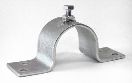 Rörklammer RK-76 med stoppskruv för 76 mm rör Rörklammer