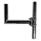 Alu Mastausleger (Winkelform): 350 mm x 300 mm, Ø 50 mm, für Mastmontage Aluminium
