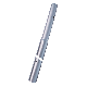 Mástil 2,5m x Ø 35mm x Espesor 1mm Zinc + RPR
