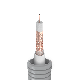 Cable coaxial CXT 18C Euroclase Dca, en tubo corrugado de polipropileno
