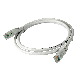 Cable de red Ethernet U/UTP Cat 6 PVC, blanco