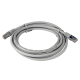 Ethernet Patchkabel S/FTP Cat 6A LSFH, Grau